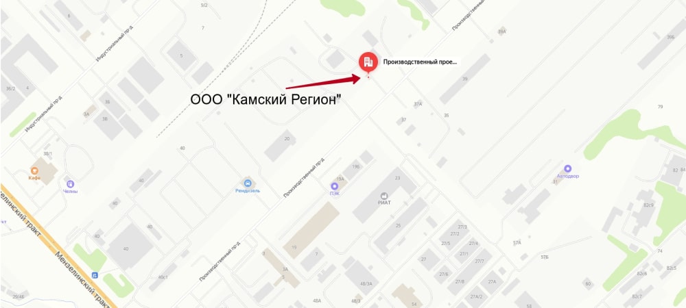 Адрес на карте